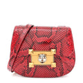 Gucci Elaphe Radiata Small Osiride Shoulder Bag Hibiscus Red