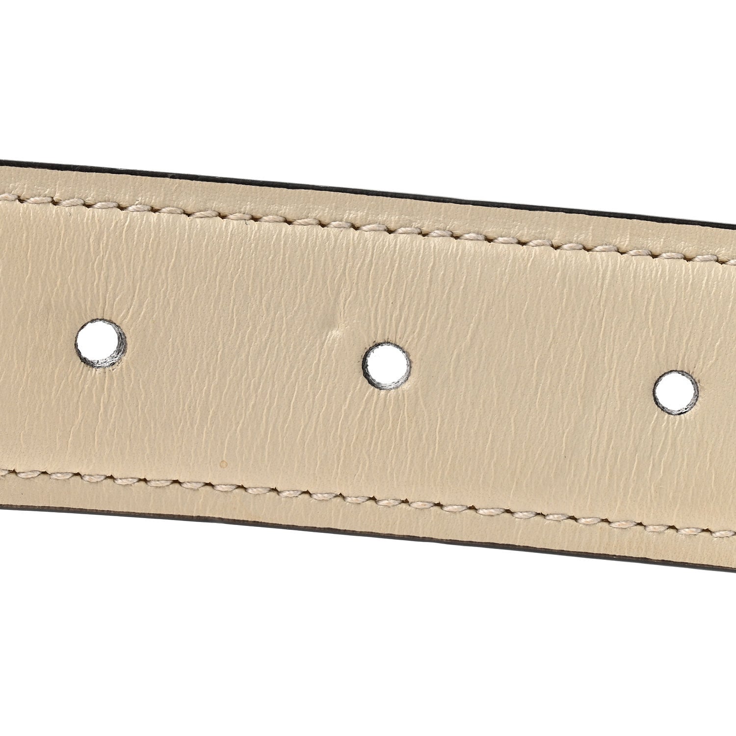 Gucci Ciny Lux Calfskin Blondie Belt 100 40 White