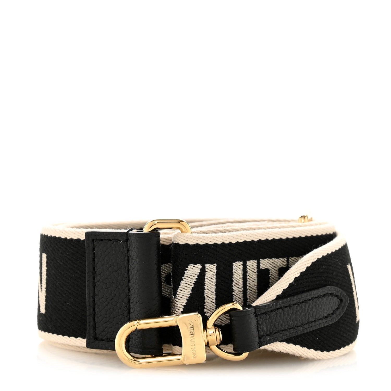 Louis Vuitton Jacquard Diane Shoulder Strap Black Ivory
