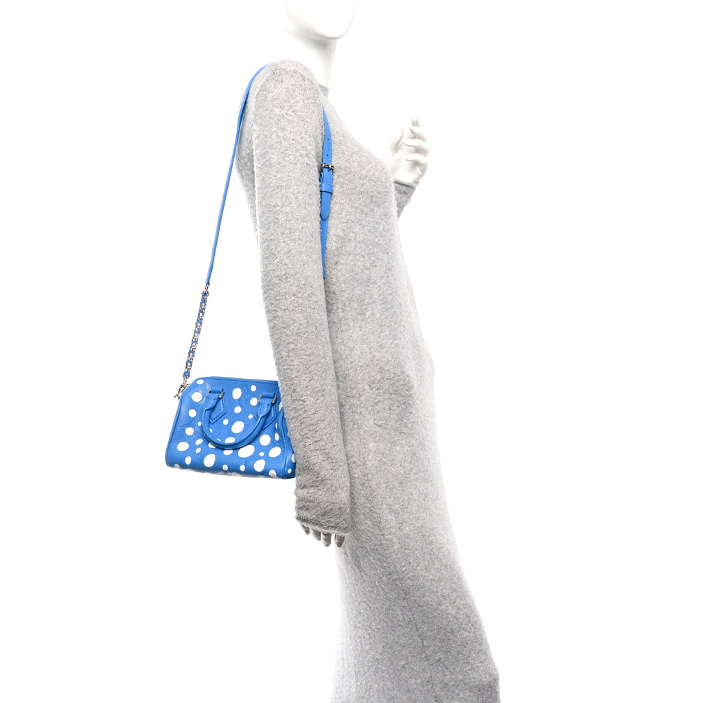 Louis Vuitton LV X YK Empreinte Speedy Bandouliere 20 Blue White