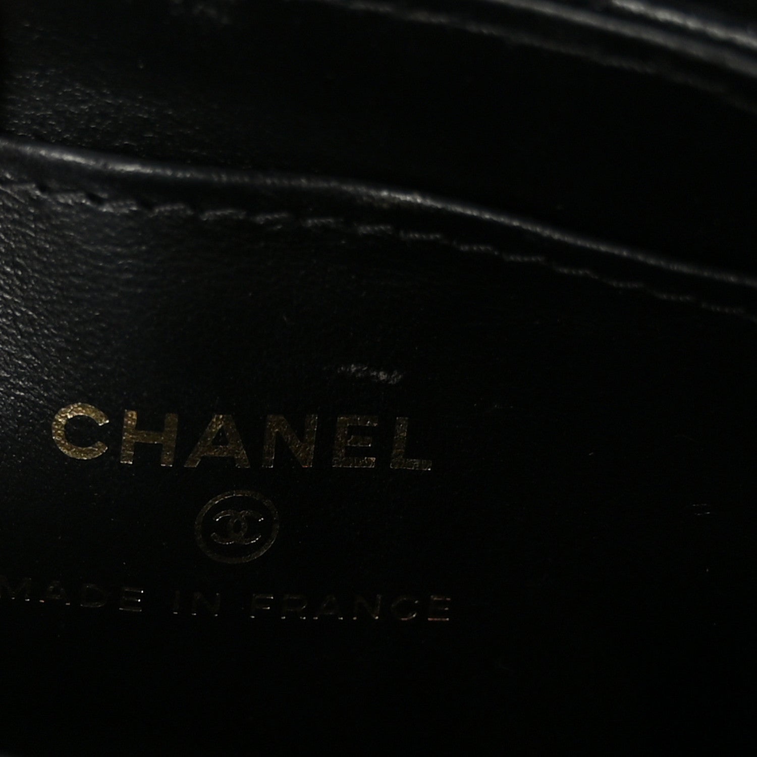 Chanel Shiny Aged Calfskin Quilted Mini Nano Kelly Shopper Black