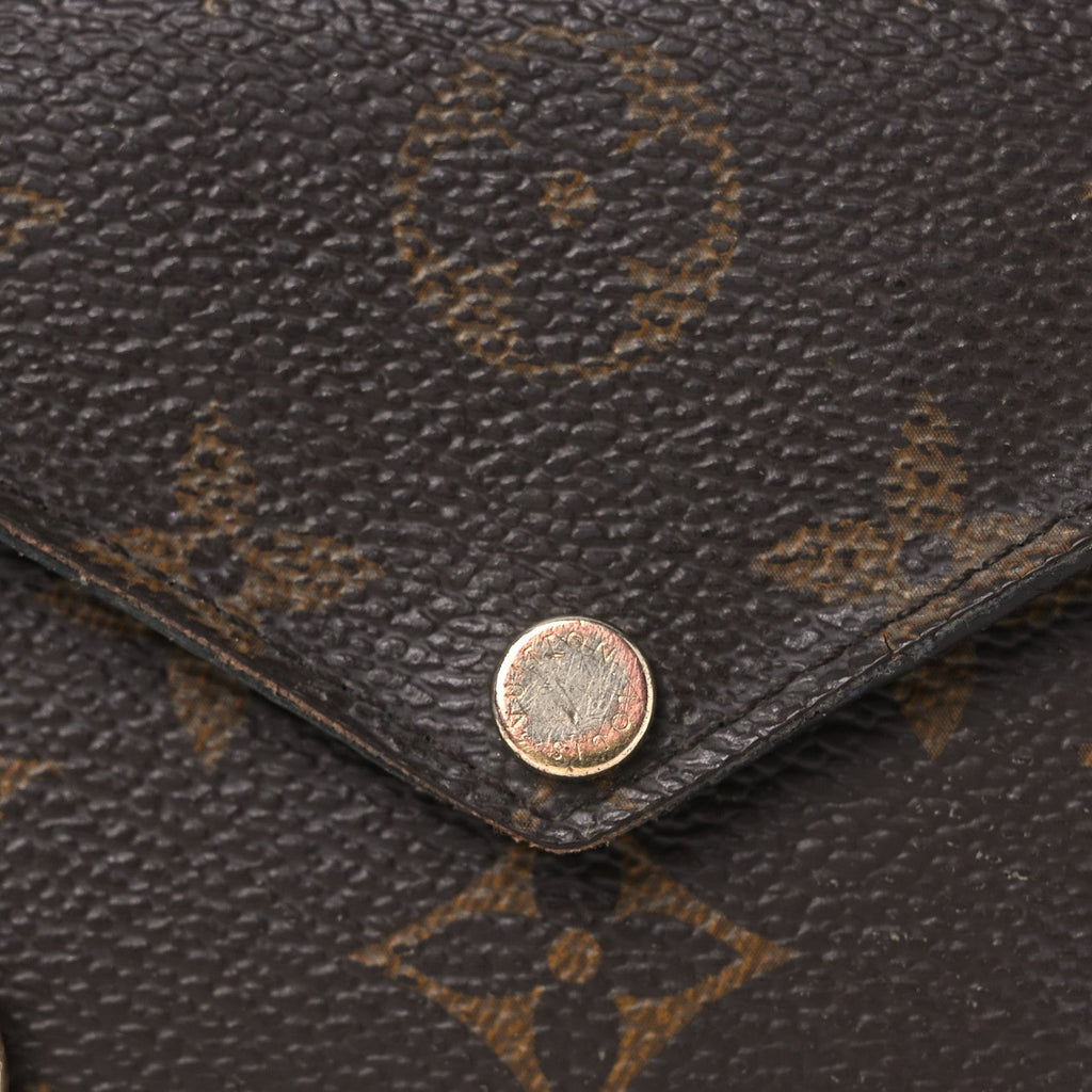 Louis Vuitton Monogram Recto Verso Card Holder Black