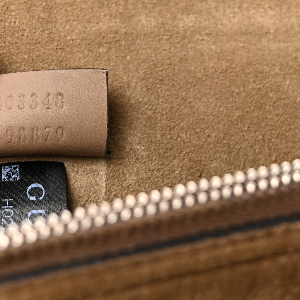 Gucci GG Supreme Monogram Medium Dionysus Shoulder Bag Taupe