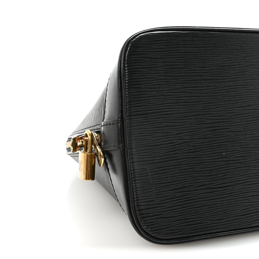 Louis Vuitton Epi Alma PM  Black
