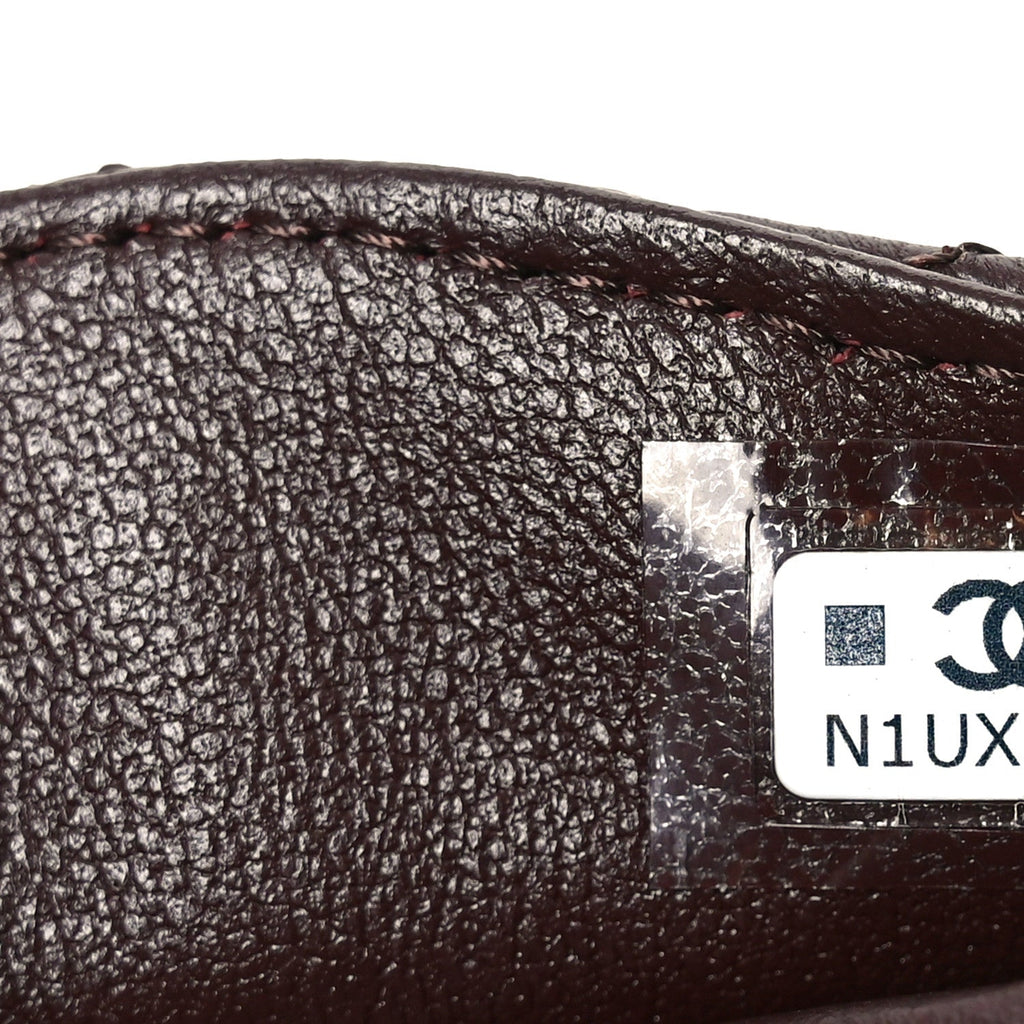 Chanel Lambskin Quilted Mini Double Flap With Hook Dark Brown