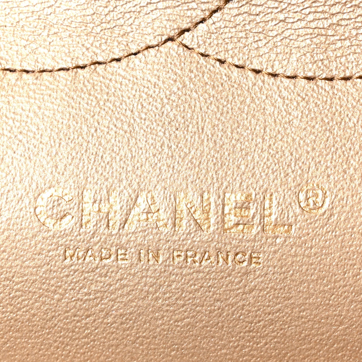 Chanel Metallic Lambskin Quilted Jumbo Double Flap Khaki