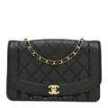 Chanel Lambskin Quilted Medium Single Flap Black