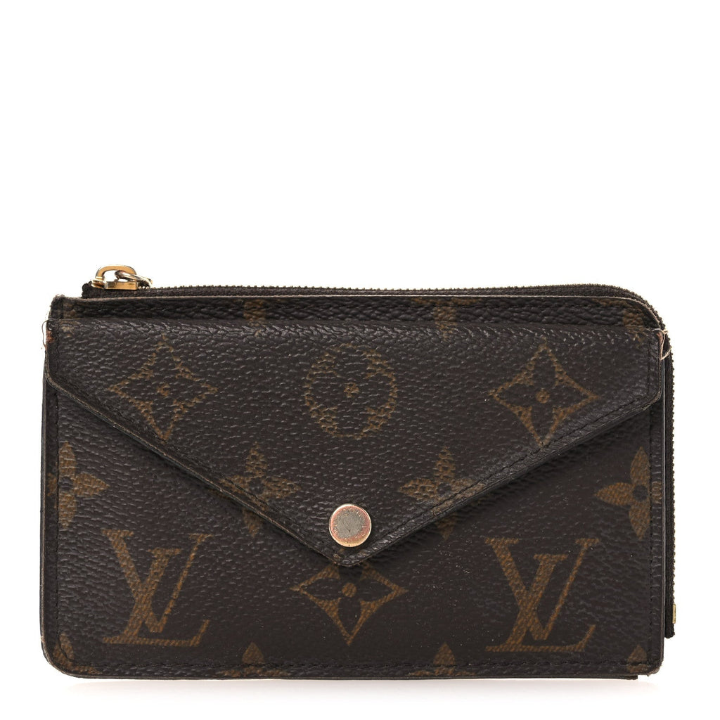 Louis Vuitton Monogram Recto Verso Card Holder Black