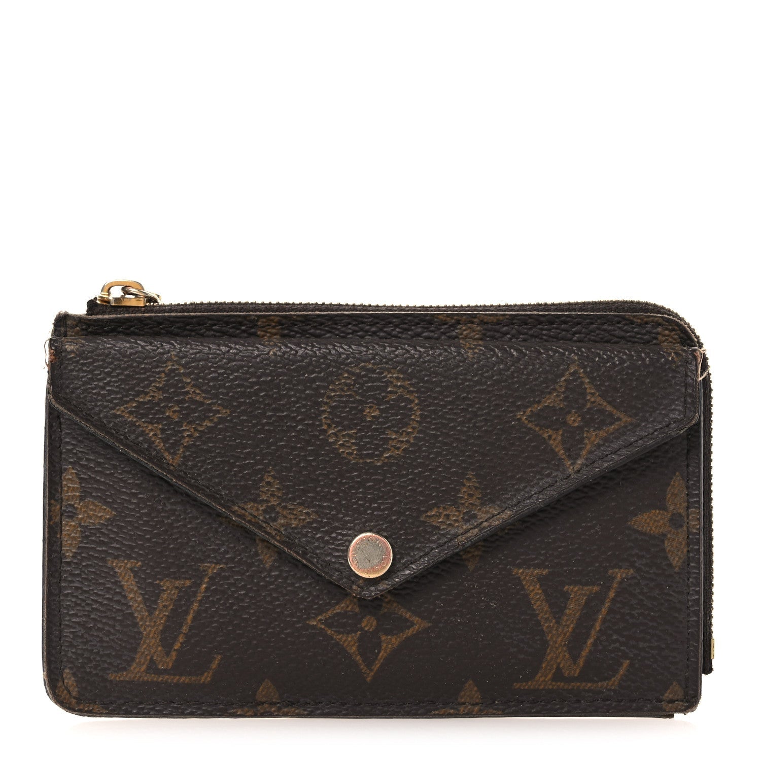 Louis Vuitton Monogram Recto Verso Card Holder Black