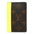 Louis Vuitton Monogram Macassar Pocket Organizer NM Florescent Yellow