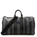 Louis Vuitton X NIGO Monogram Eclipse Stripes LV Keepall Bandouliere 50