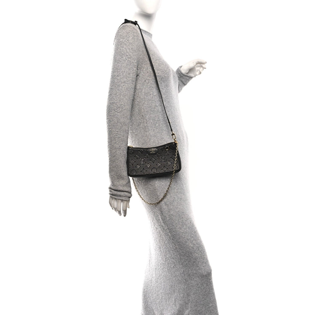Louis Vuitton Empreinte Easy Pouch On Strap Black