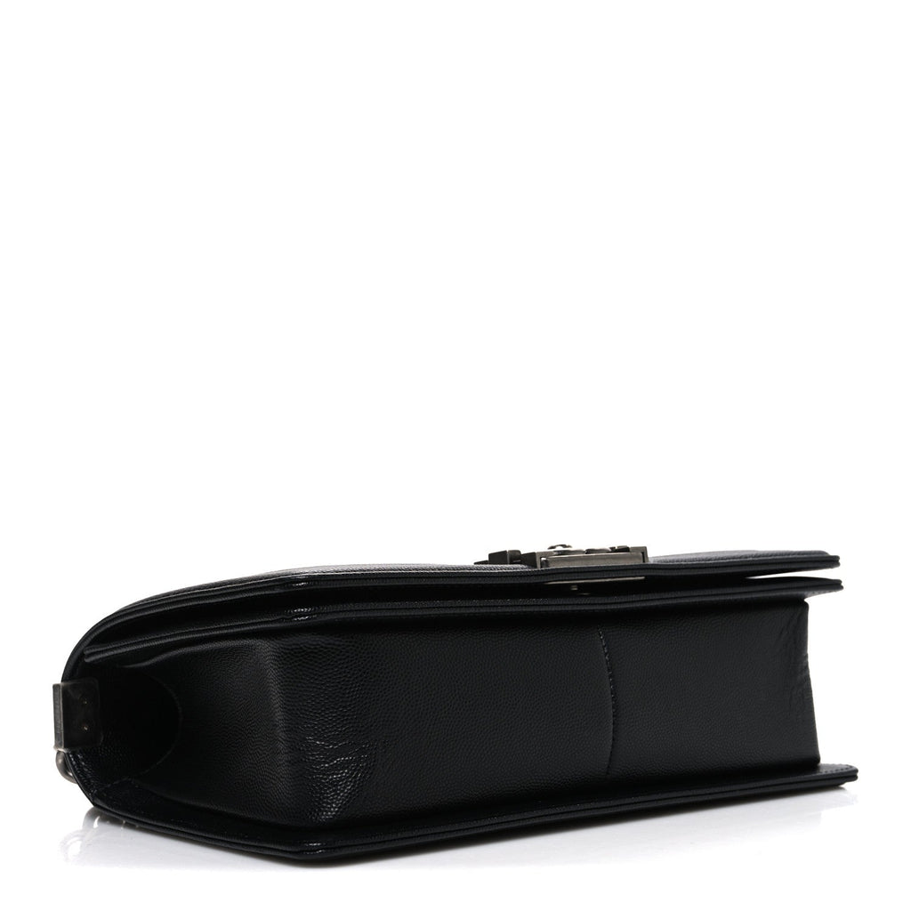 Chanel Caviar Quilted Medium Boy Flap Black