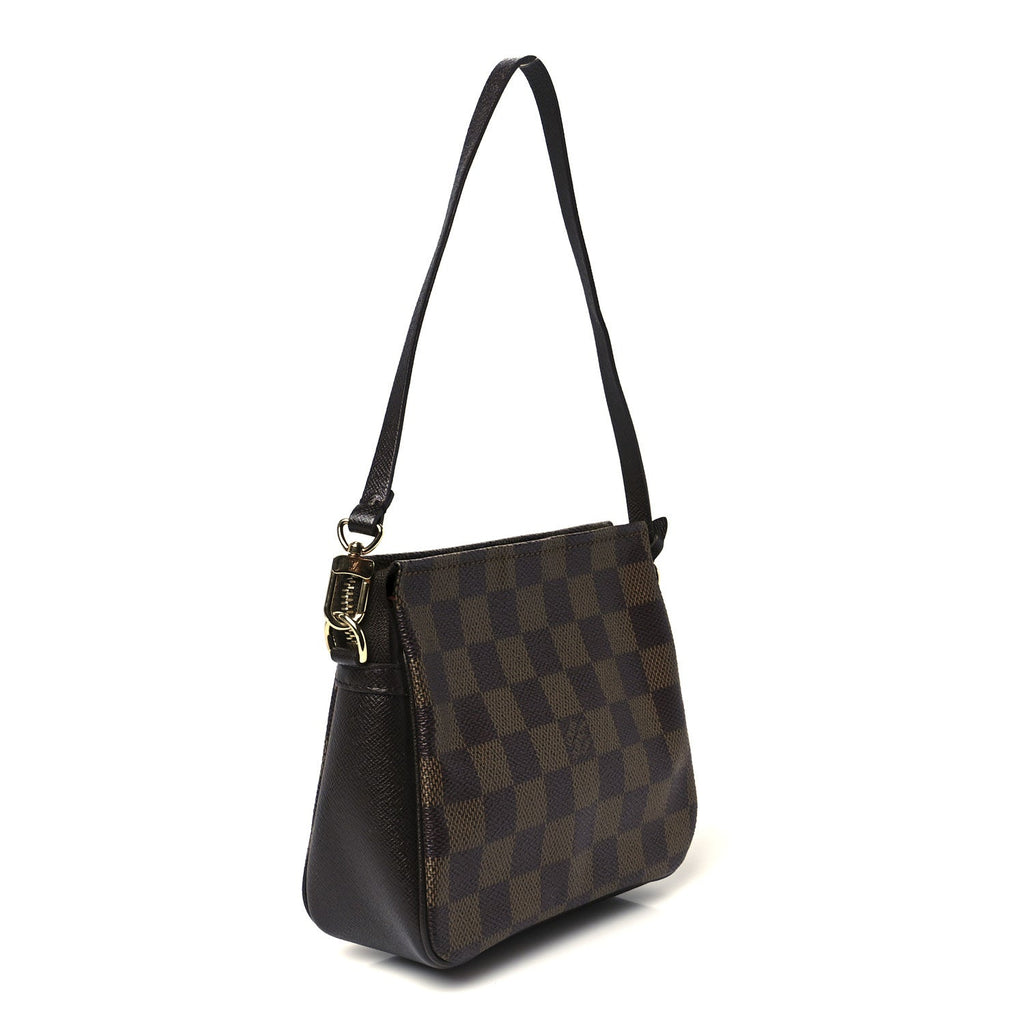 Louis Vuitton Damier Ebene Trousse Make Up Bag Pochette