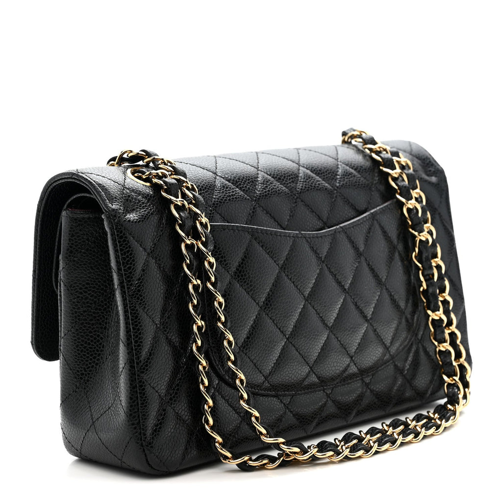Chanel Caviar Quilted Medium Double Flap Black
