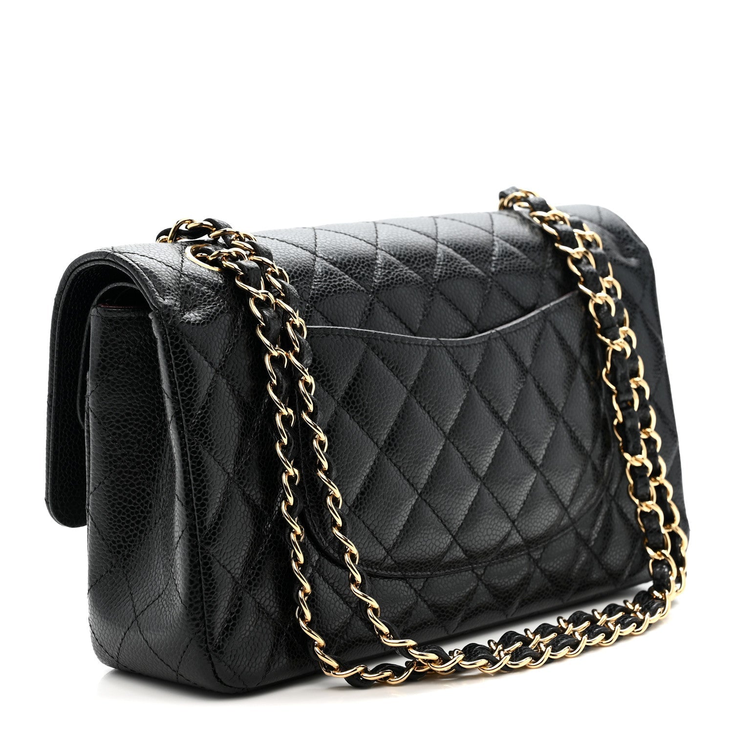 Chanel Caviar Quilted Medium Double Flap Black