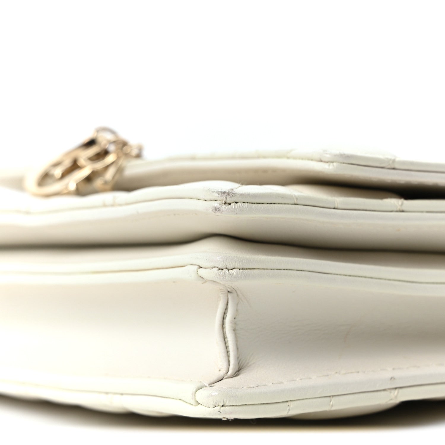 Christian Dior Lambskin Cannage Mini My Dior Bag Latte