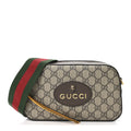 Gucci GG Supreme Monogram Web Neo Vintage Shoulder Bag Beige New Acero Crop