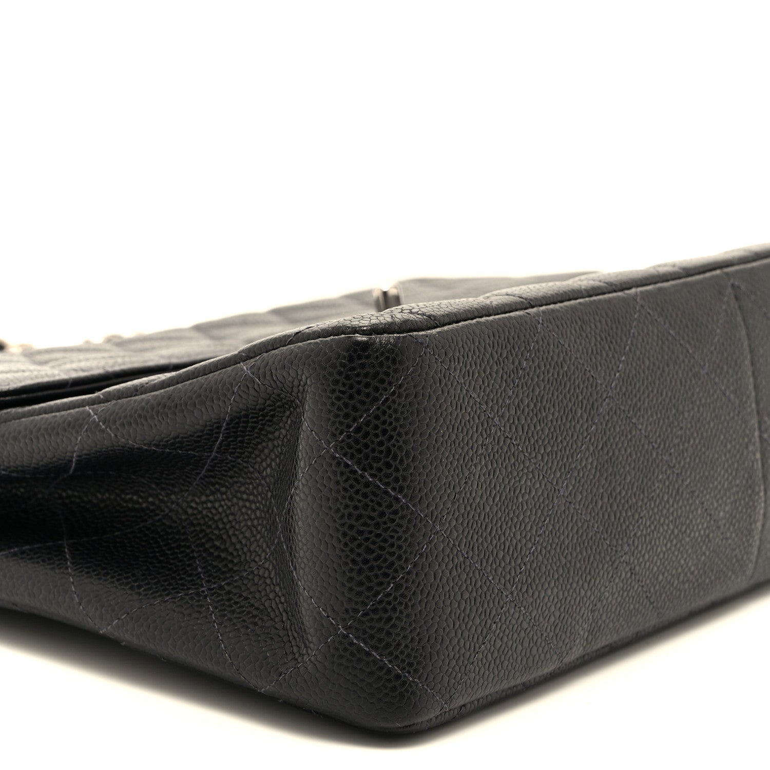 Chanel Caviar Jumbo Single Flap Black