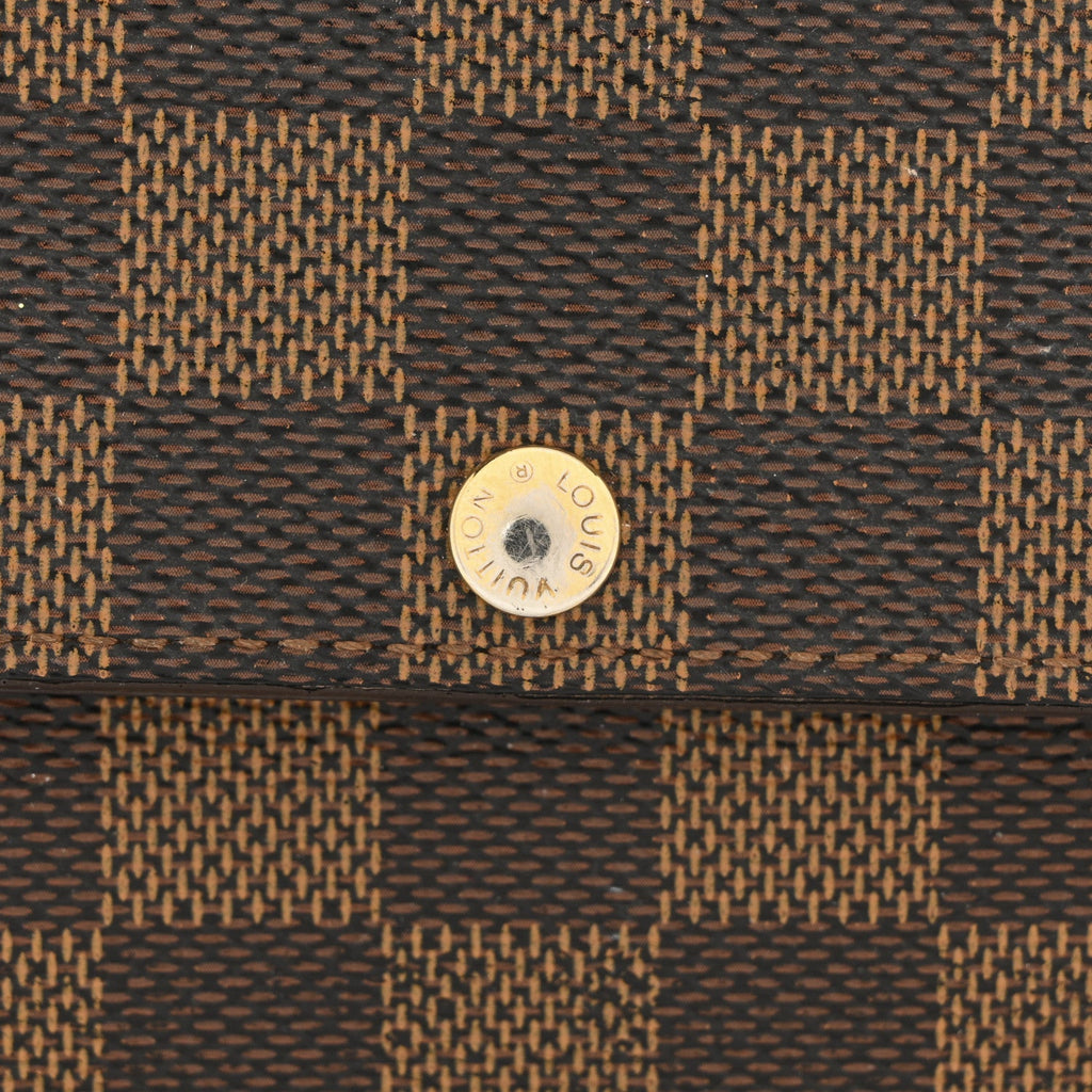 Louis Vuitton Damier Ebene Sarah Wallet