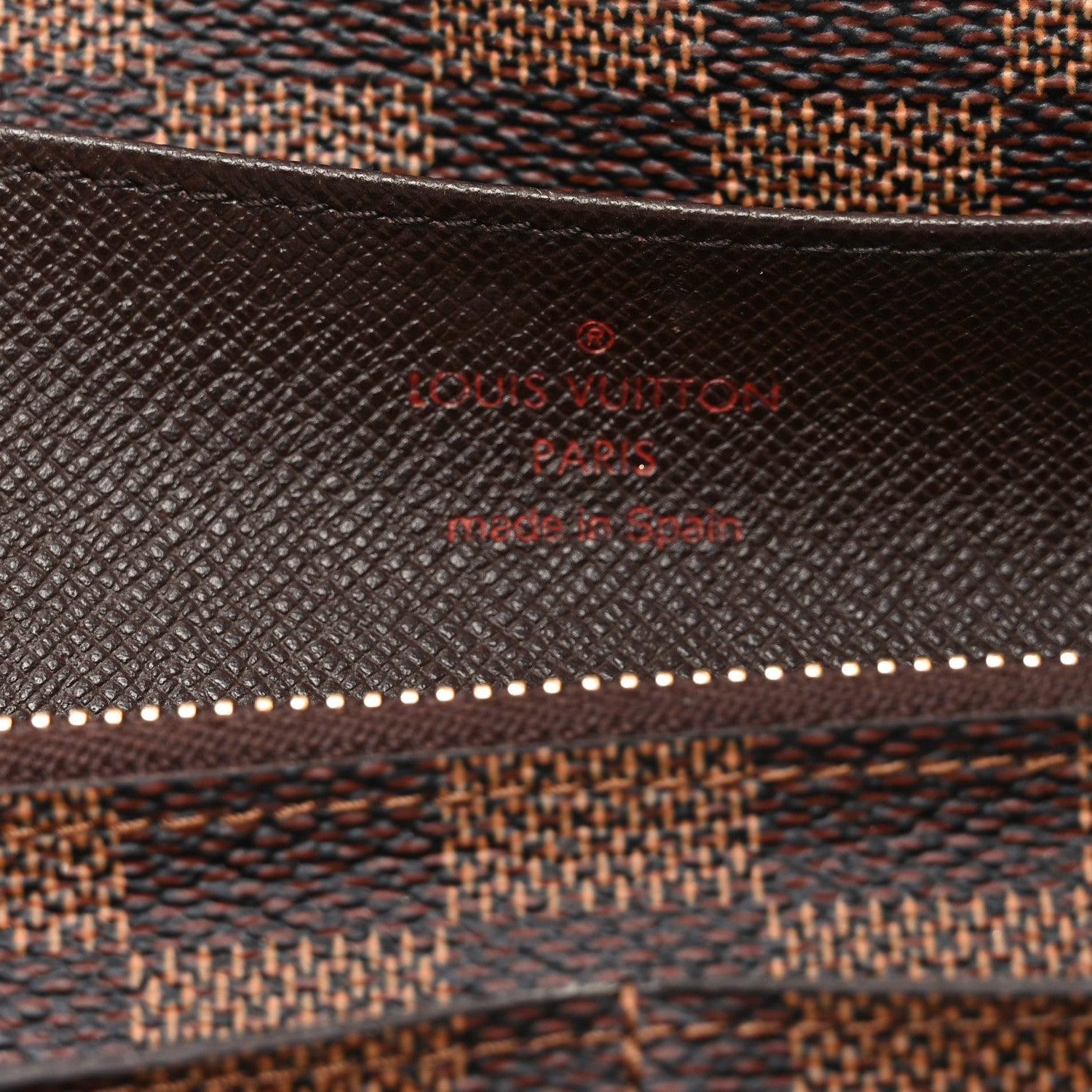 Louis Vuitton Damier Ebene Emilie Wallet