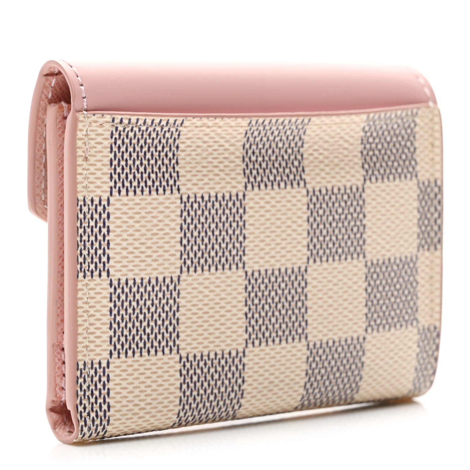 Louis Vuitton Damier Azur Zoe Wallet Rose Ballerine