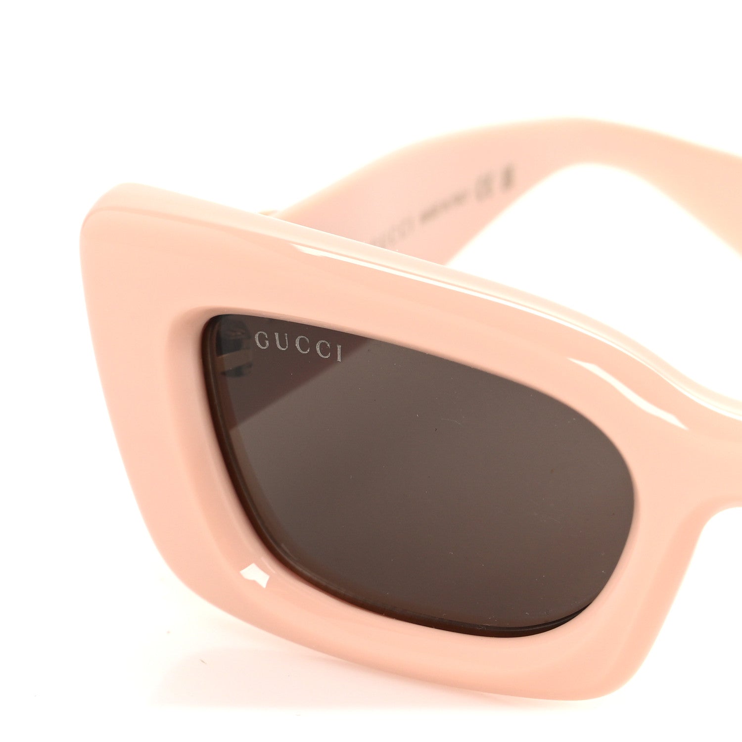 Gucci Acetate Cat Eye GG Marmont Logo Sunglasses GG1827S Light Pink