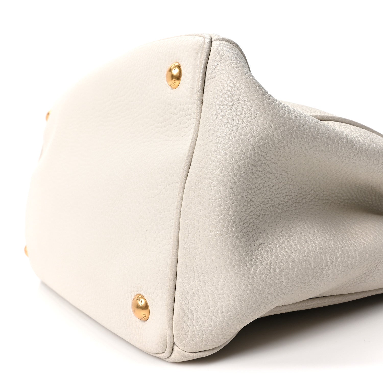 Prada Vitello Daino Tote Talco