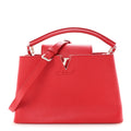 Louis Vuitton Taurillon Capucines PM Rubis