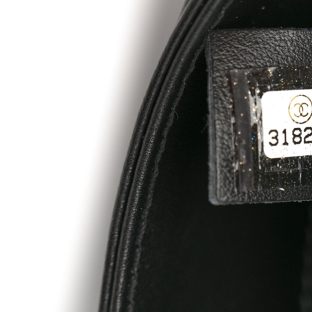 Chanel Calfskin Quilted CC Uniform Flap Belt Bag Black