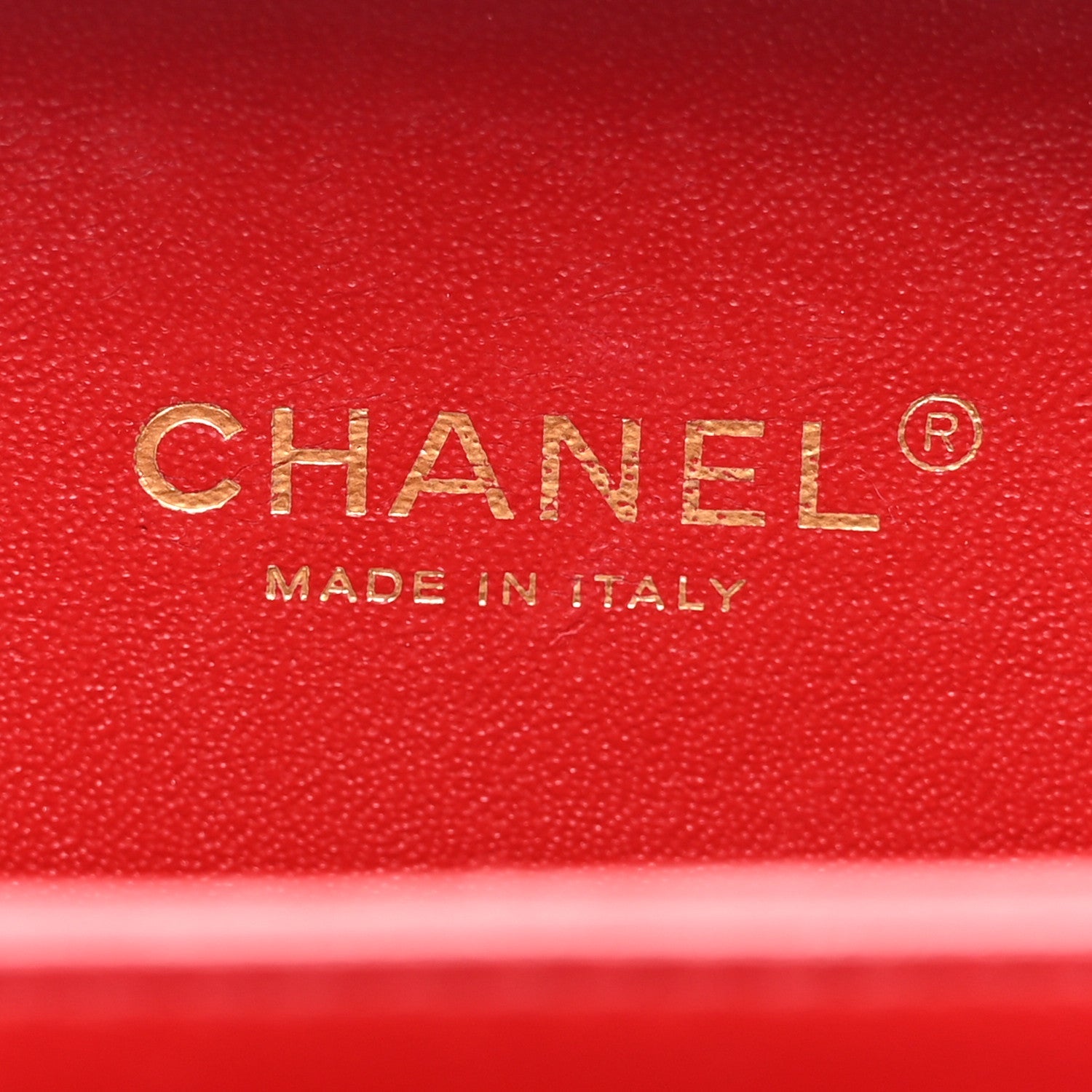 Chanel Caviar Quilted Small CC Filigree Vanity Case Red