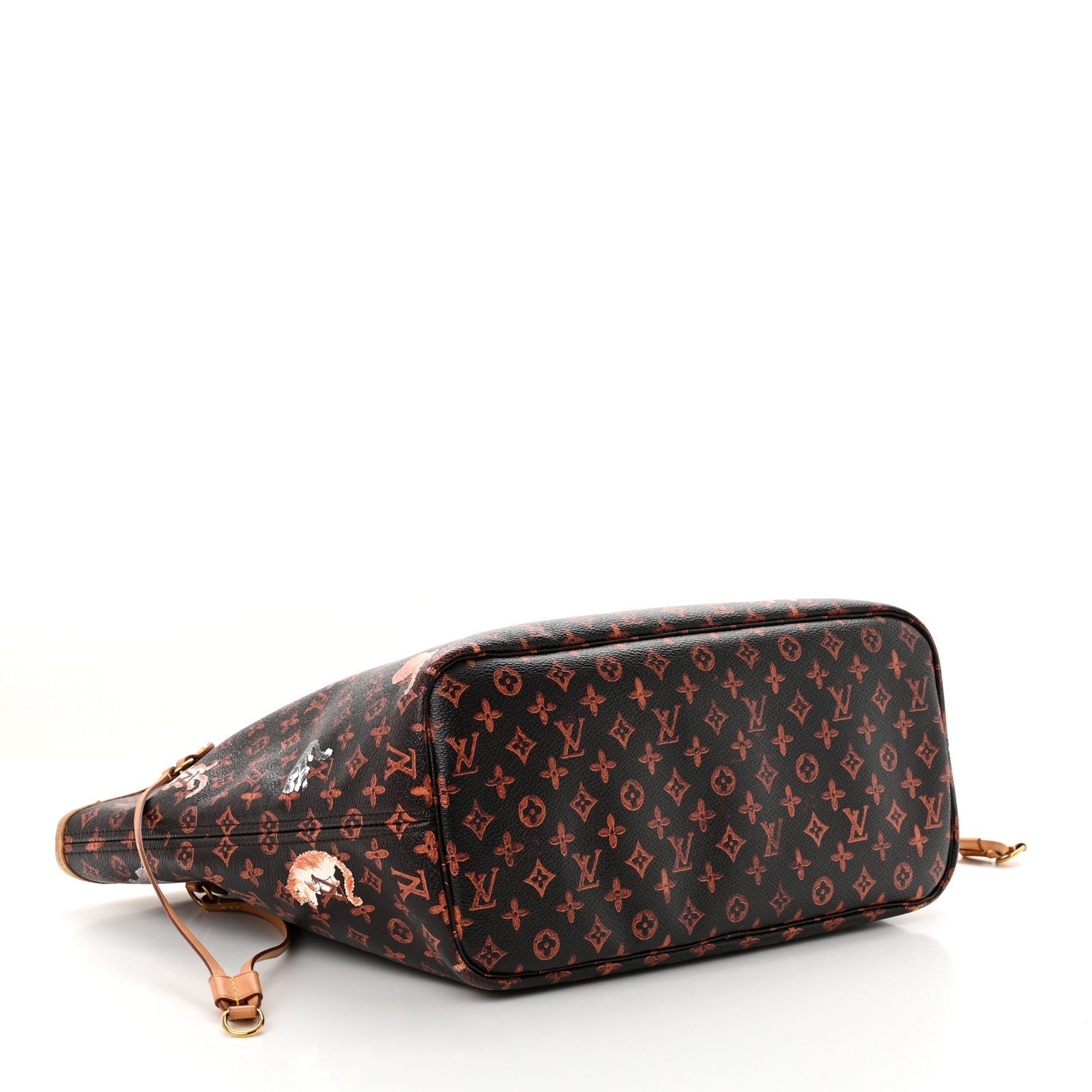 Louis Vuitton Catogram Neverfull MM Marron