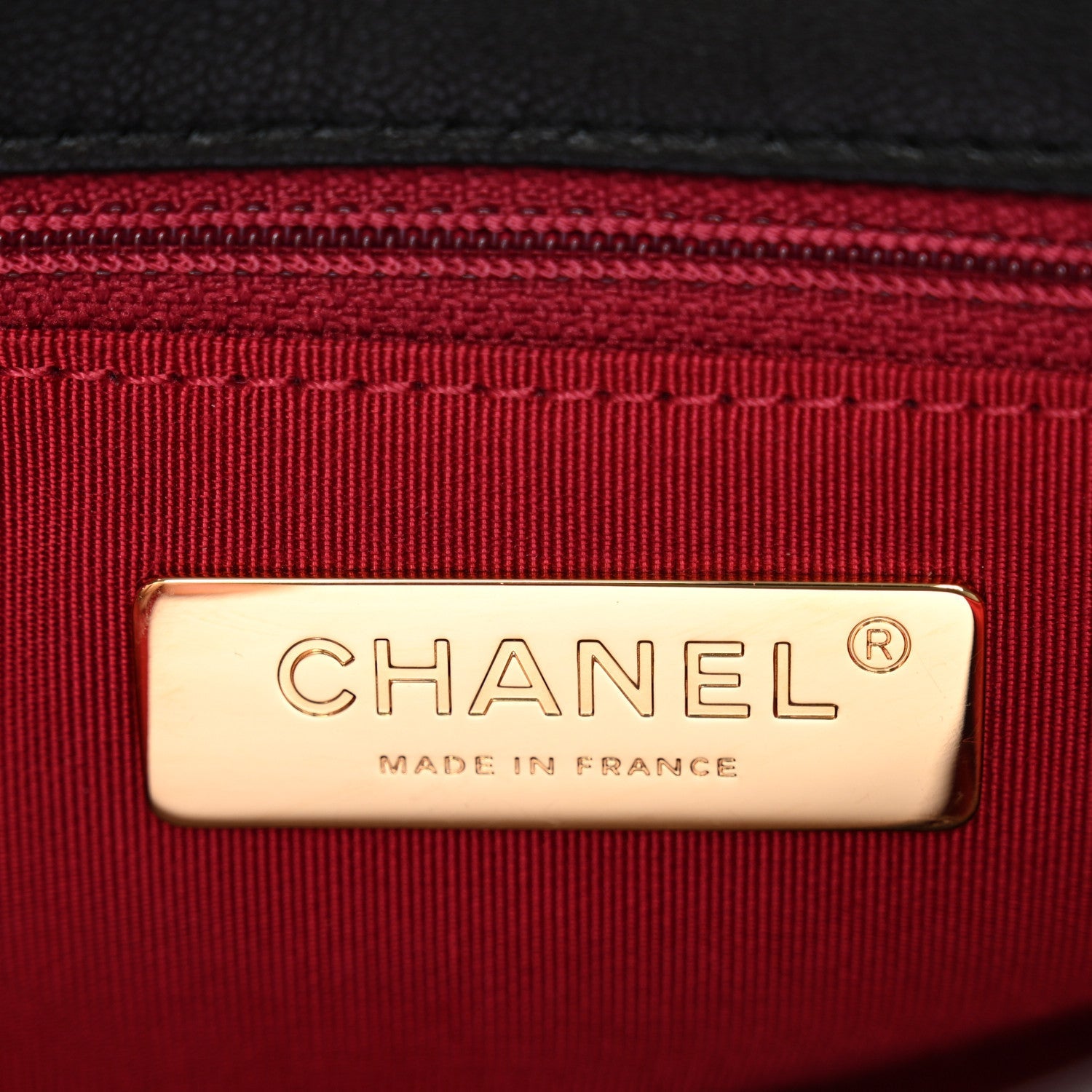 Chanel Goatskin Quilted Large Chanel 19 Flap Black