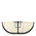 PVC Calfskin Coco Bag Raincoat White Black