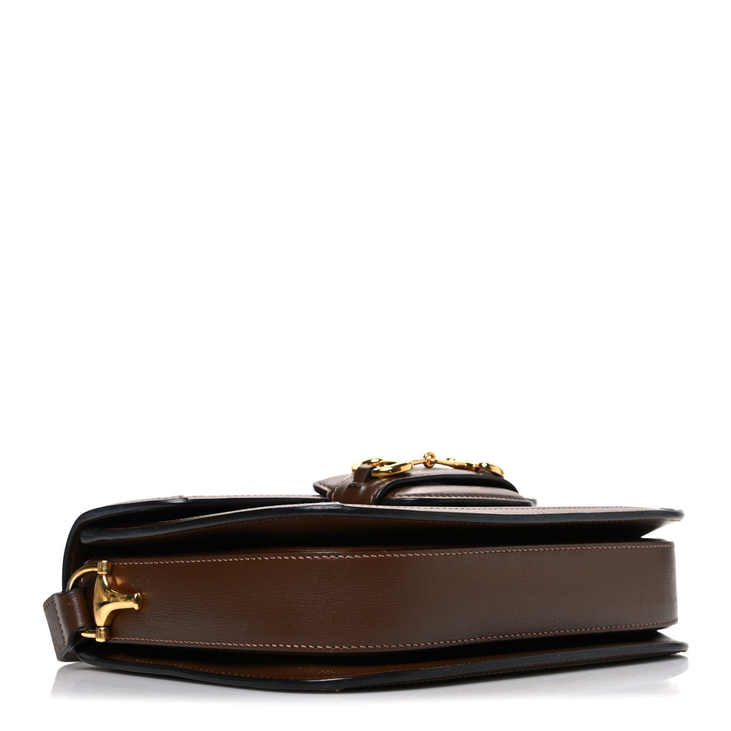 Gucci GG Supreme Monogram Horsebit 1955 Shoulder Bag Beige Brown Sugar