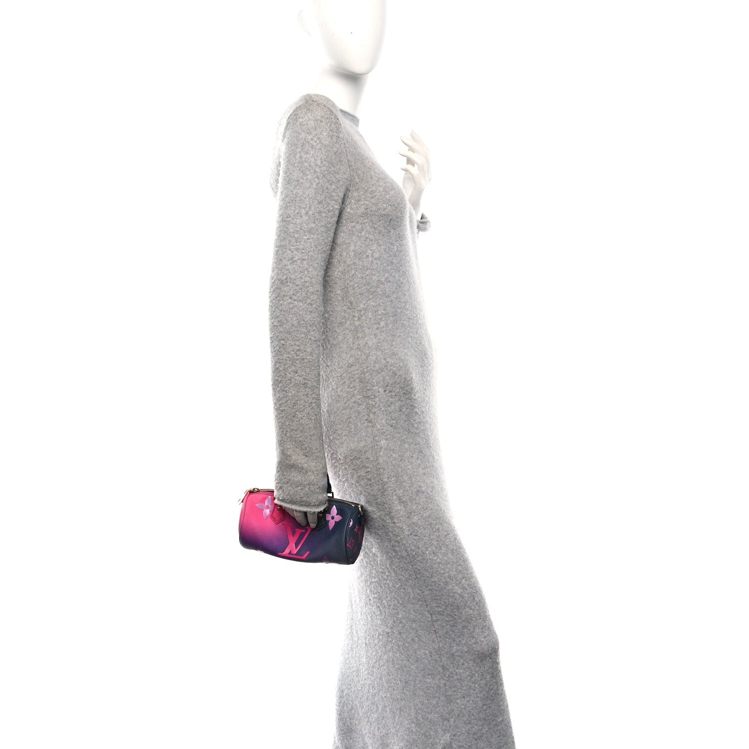 Louis Vuitton Monogram Giant Spring In The City Papillon BB Midnight Fuchsia
