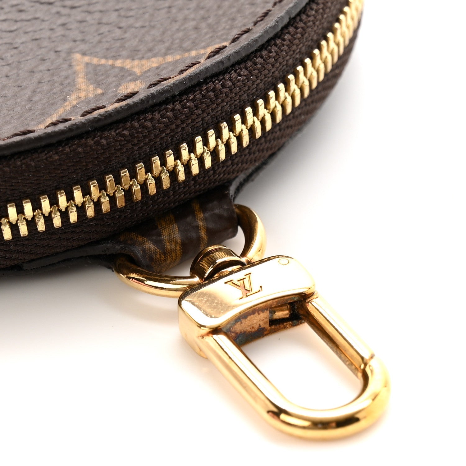 Louis Vuitton Monogram Multi Pochette Accessories Round Coin Purse