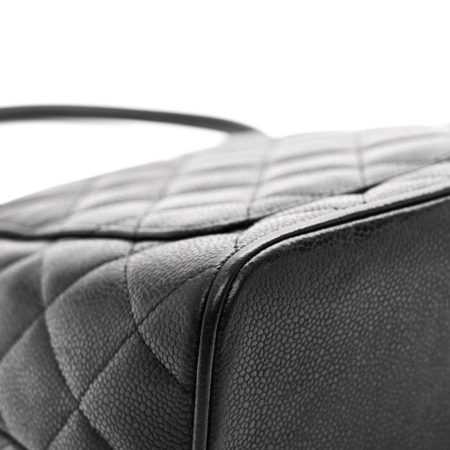 Chanel Caviar Quilted Medallion Tote Black