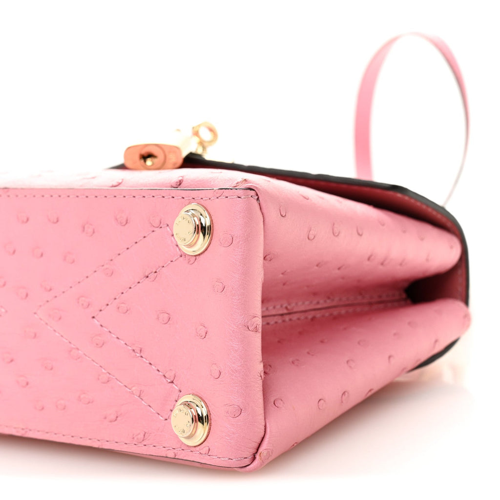 Louis Vuitton Ostrich Rose Des Vents Mini Pink