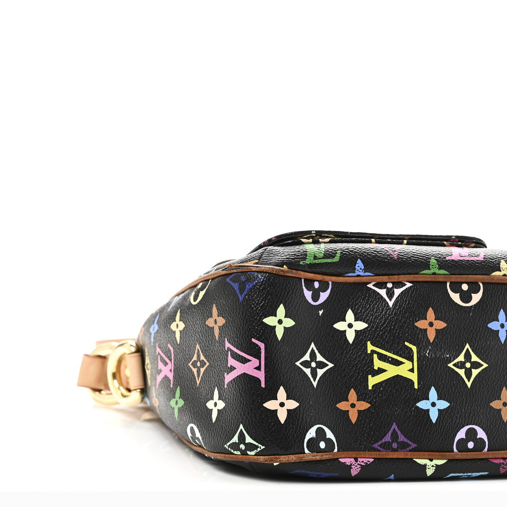 Louis Vuitton Monogram Multicolor Lodge GM Black