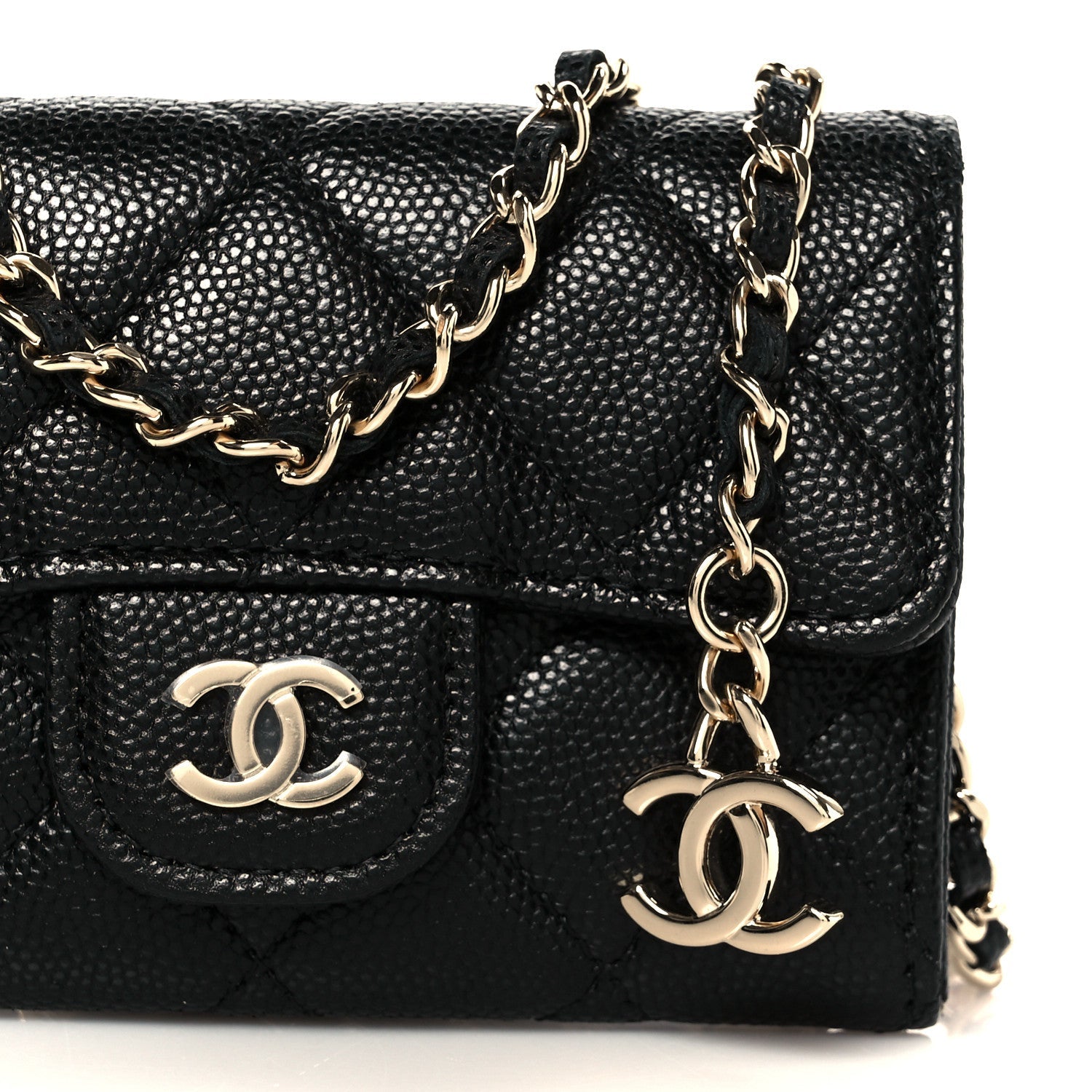 Chanel Caviar Quilted Belt Bag Black