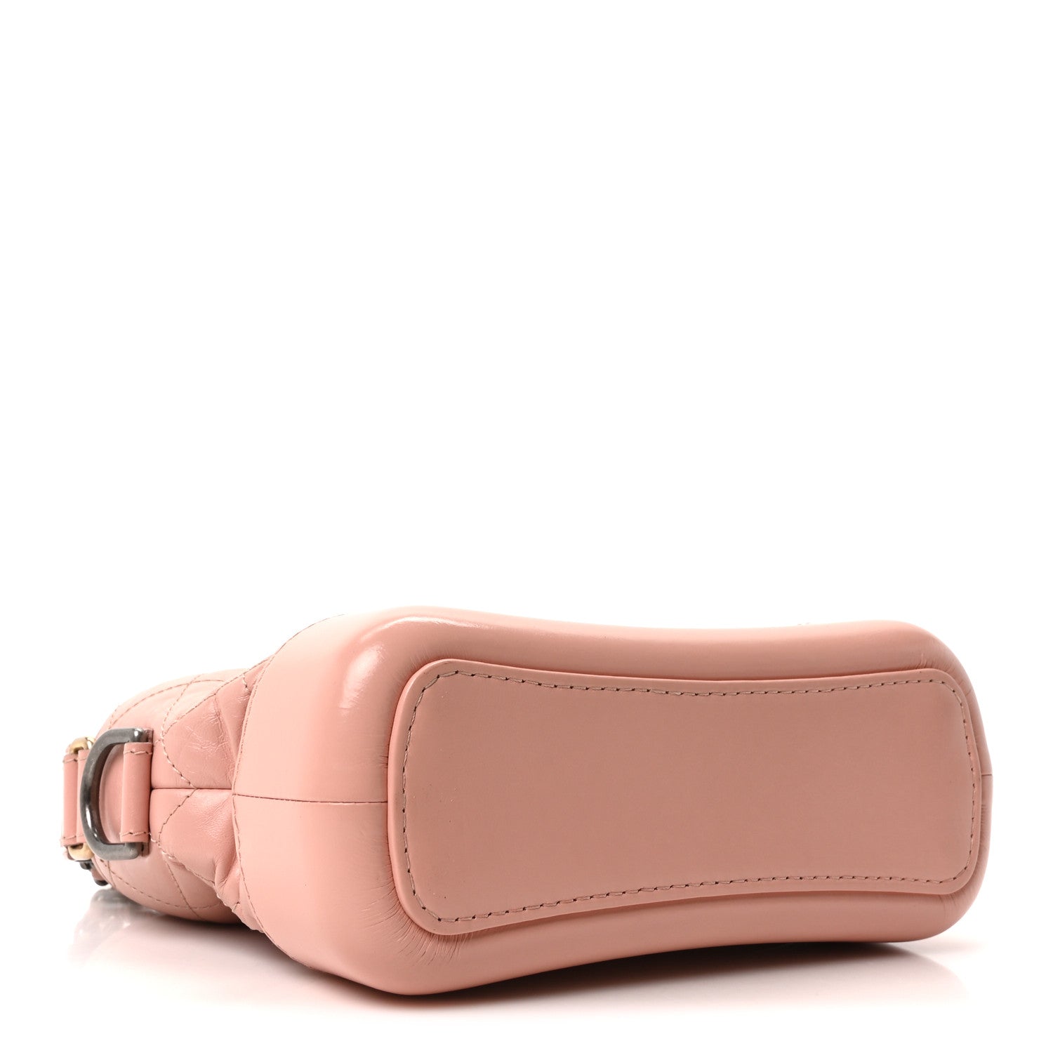 Chanel Aged Calfskin Quilted Small Gabrielle Hobo Pink