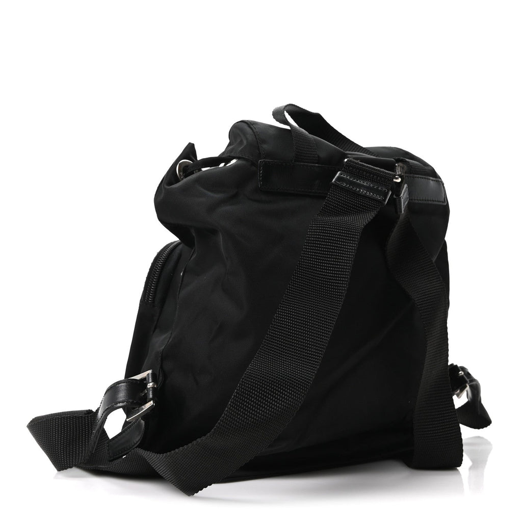 Prada Nylon Vela Small Backpack Black