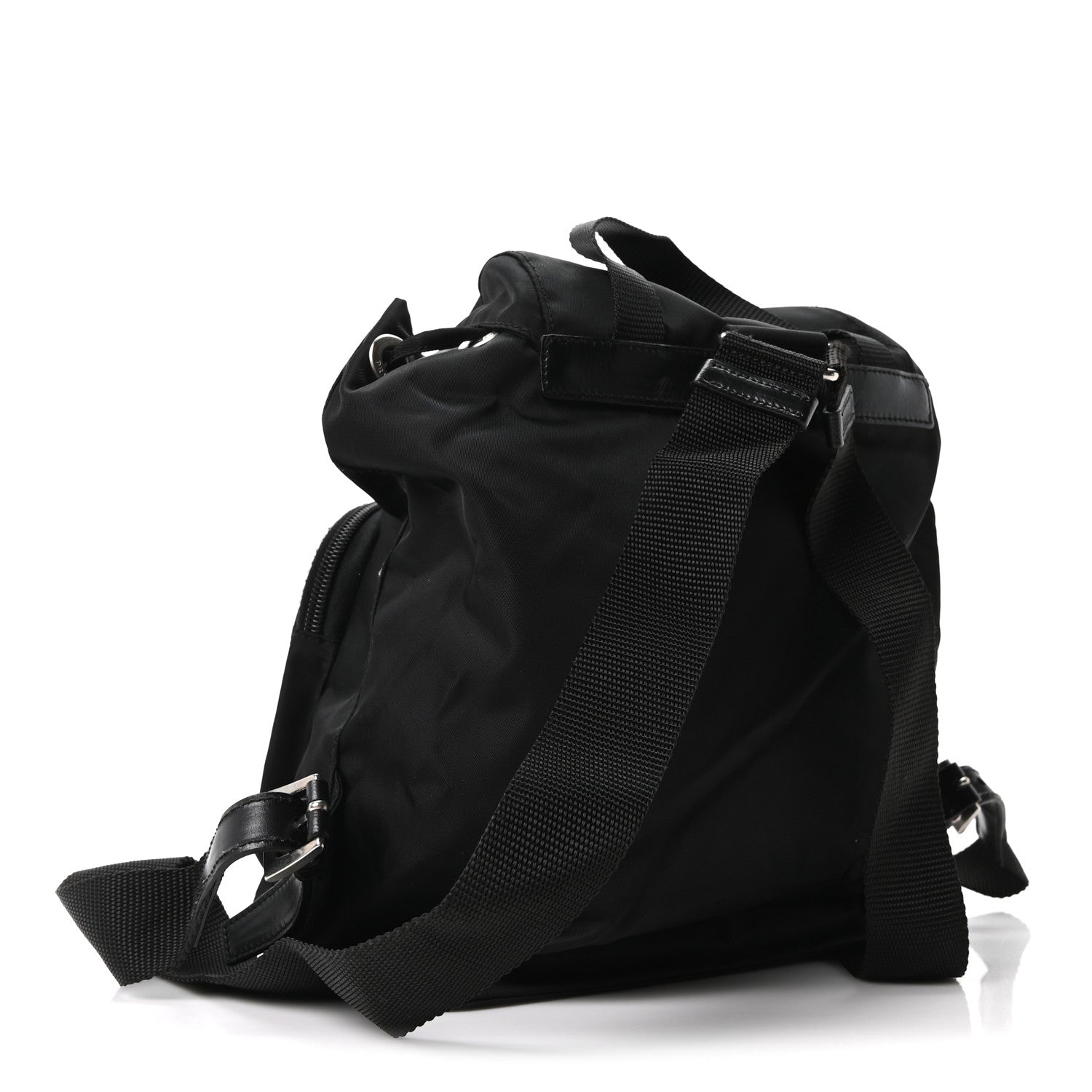 Prada Nylon Vela Small Backpack Black