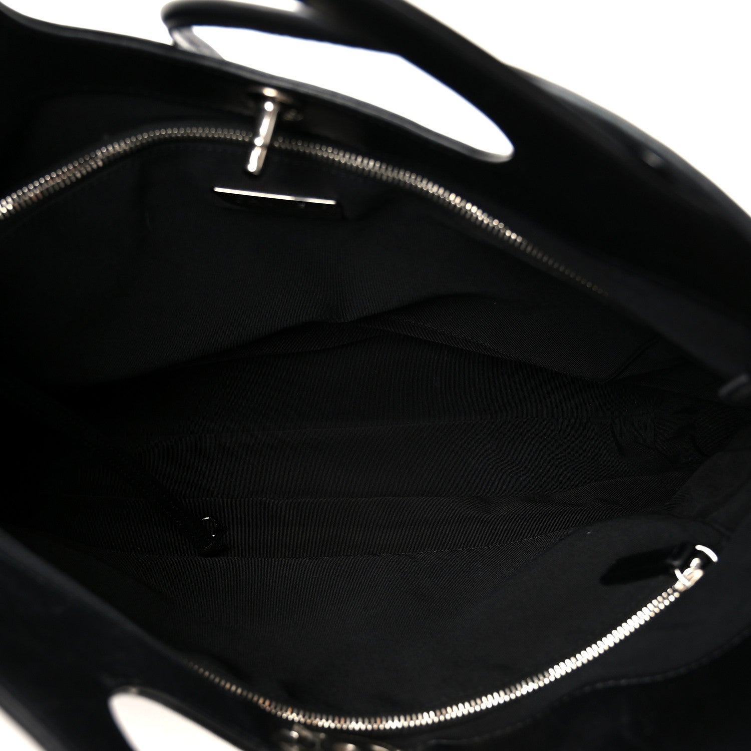 Chanel Crumpled Calfskin Quilted 31 Large Shopping Bag Black