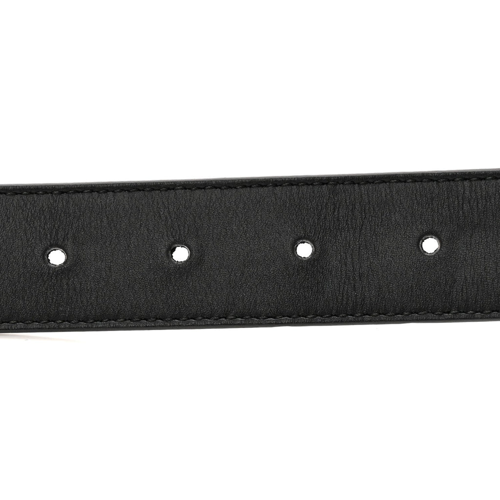 Gucci Calfskin Double G 30mm Belt 85 34 Black