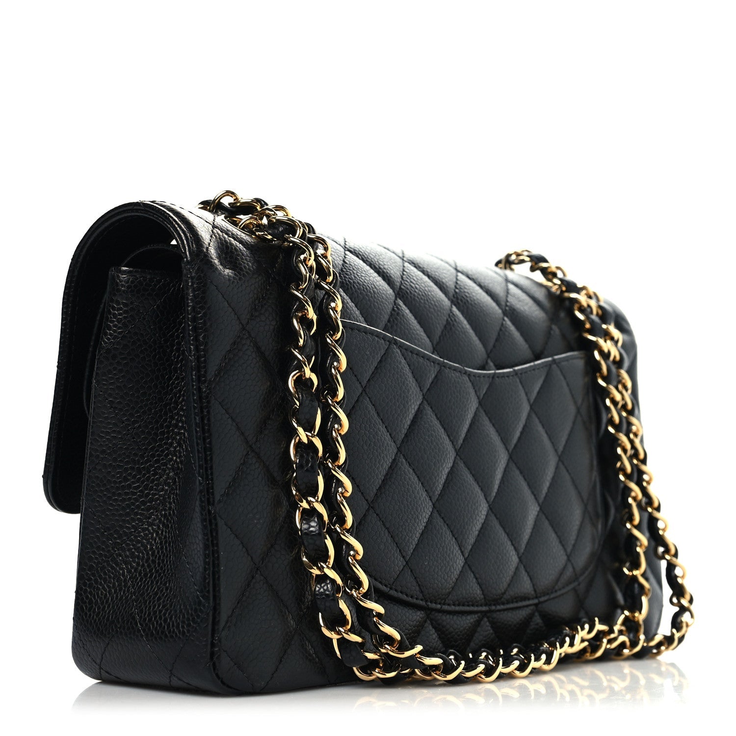 Chanel Caviar Quilted Medium Double Flap Black