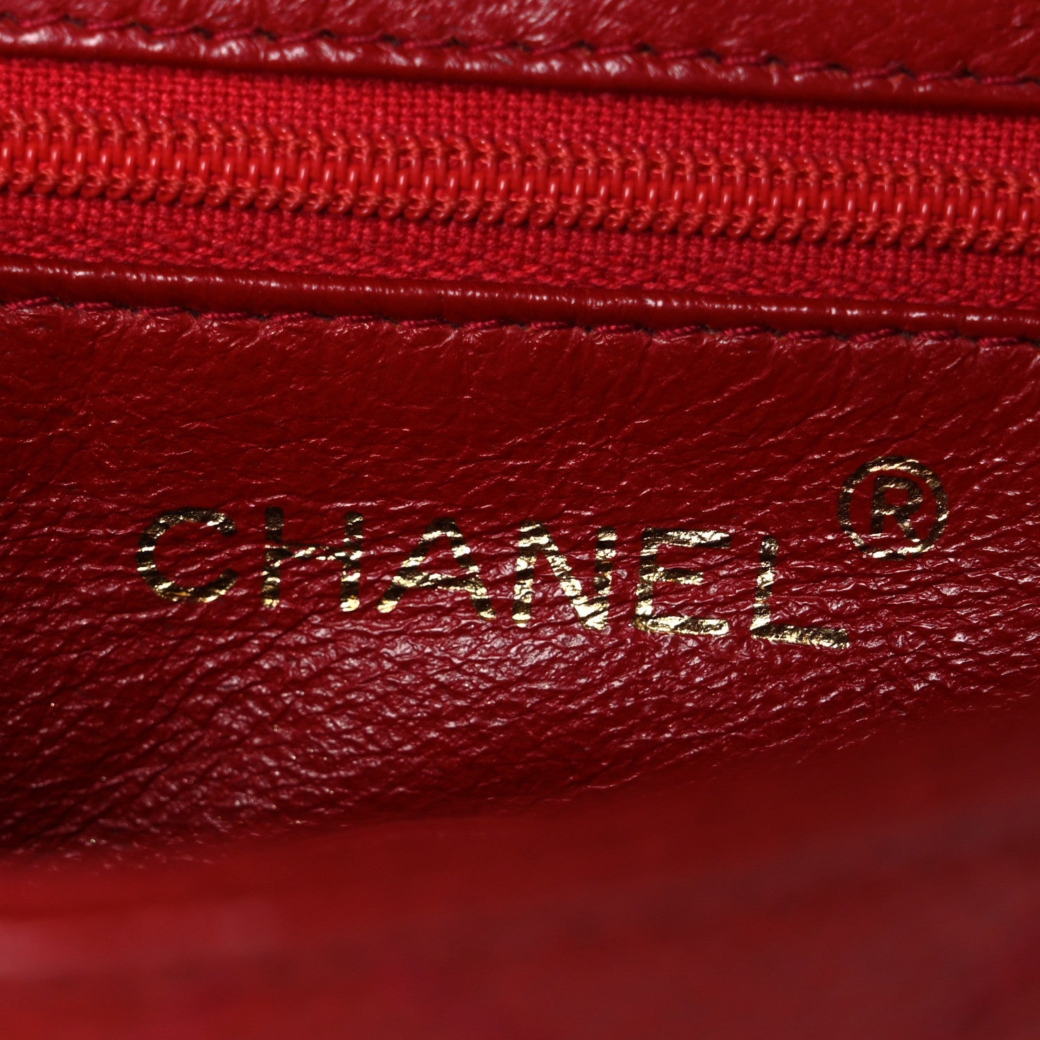 Chanel Caviar Quilted Shoulder Bag Red