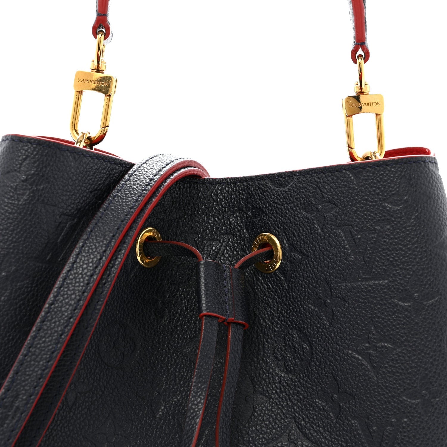 Louis Vuitton Empreinte Neonoe MM Marine Rouge