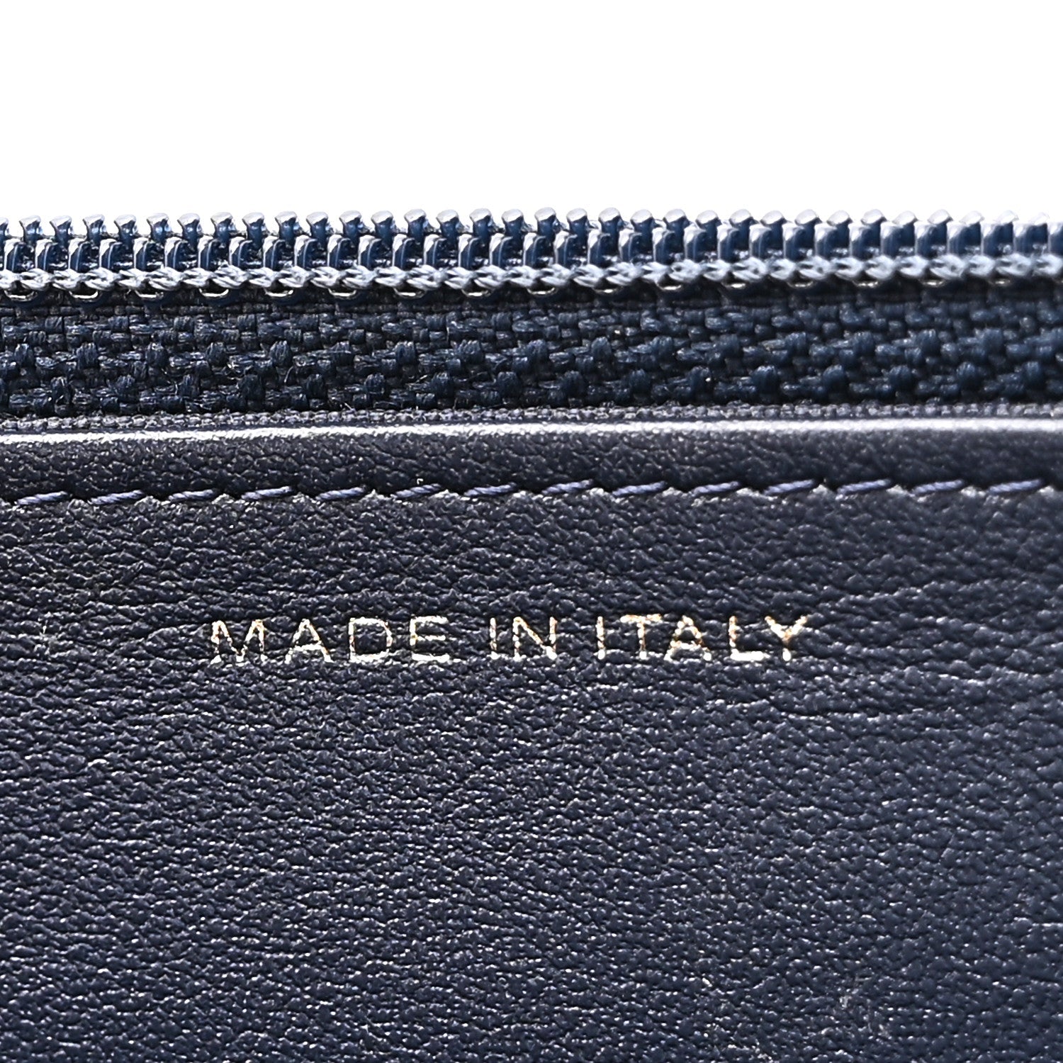 Chanel Lambskin Quilted Wallet On Chain WOC Navy